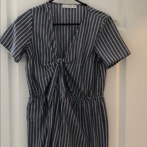 COPY - Striped Jumpsuit with front now